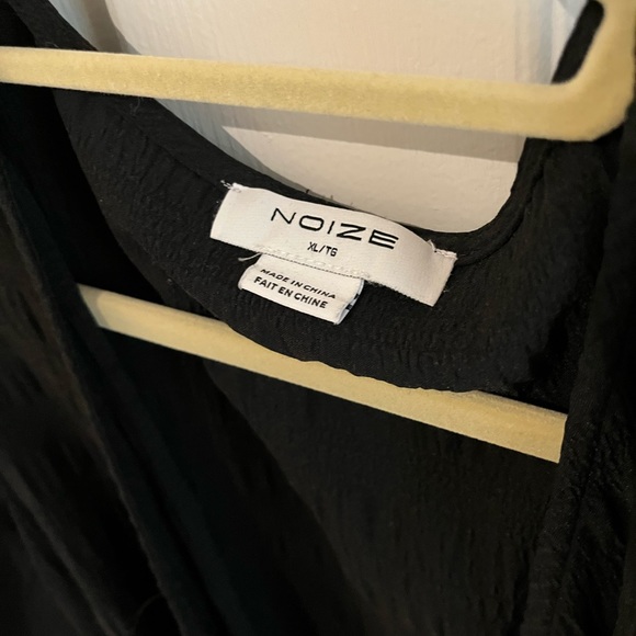 Noize - Black Wrap Dress - Picture 2 of 3